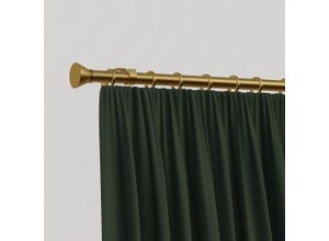 4042627450925 - Gardinenstange INDEKO Ibiza grau (messingfarben) L210cm Ø16mm Eisen Gardinenstangen