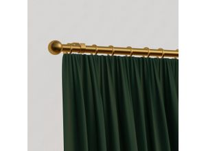 4042627455326 - Gardinenstange INDEKO Sevilla Gardinenstangen Gr L 290cm Ø 16mm 1 läufig grau (messingfarben)