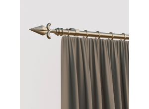 4042627457450 - Gardinenstange INDEKO Siena Gardinenstangen Gr L 260cm Ø 16mm 1 läufig silberfarben