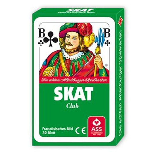 4042677700001 - Spielkarten 22570000 Skat Club französisches Blatt Kartonetui 4042677700001 ASS