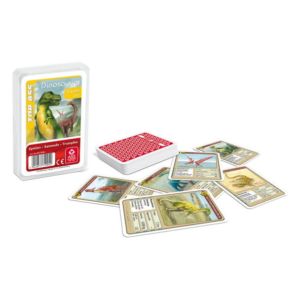 4042677719942 - Kartenspiel 22571994 Quartett Dinosaurier verschiedene Motive Kunststoffetui