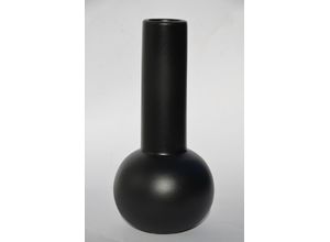 4042706661105 - EDWIN RATTERMANN Vase APULIA (BHT 12x24x12 cm) BHT 12x24x12 cm schwarz Blumenvase Blumengefäß