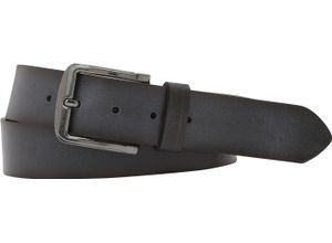 4042767175337 - LERROS Gürtel Leder Dornschließe für Herren blau 95 cm