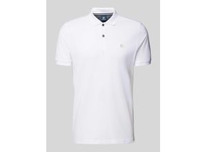 4042767687724 - Slim Fit Poloshirt mit Logo-Stitching