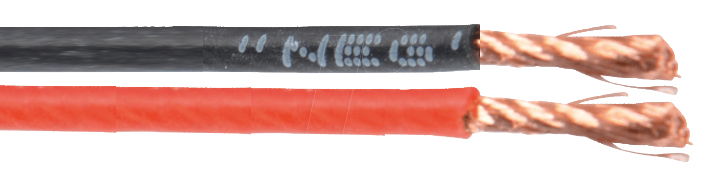 4042774135782 - SIK 225 2 - Silikonkabel 25 mm² 2 m rot   schwarz