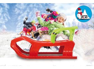 4042774446192 - JAMARA Snow Play Schlitten Snow-Star 90cm rot mit Lehne