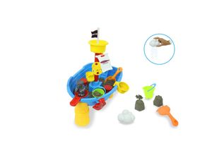 4042774461270 - - Sand- und Wasserspieltisch Pirat Jack 21 Teile