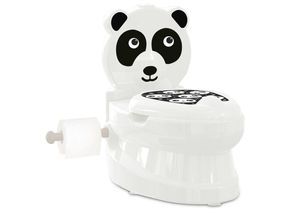 4042774469238 - JAMARA-460958-Meine kleine Toilette Panda mit Spülsound und Toilettenpapierhalter