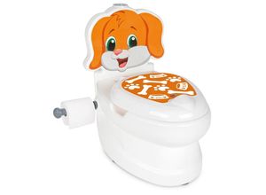 4042774469245 - JAMARA-460959-Meine kleine Toilette Hund mit Spülsound und Toilettenpapierhalter