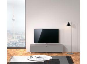 4042776073716 - Lowboard JUST BY SPECTRAL Just Racks Sideboards Gr B H T 160 cm x 38 cm x 40 cm TV - Paket grau Lowboards JRB1604 Breite 160 cm wahlweise mit Basis- oder TV-Paket