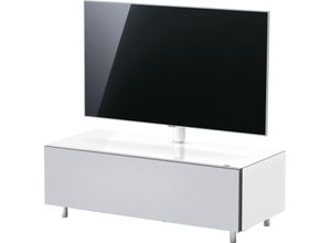 4042776073785 - Lowboard JUST BY SPECTRAL Just Racks Sideboards Gr B H T 111 cm x 38 cm x 48 cm TV - Paket weiß Lowboards JRL1104T Breite 111 cm wahlweise mit Basis- oder TV-Paket