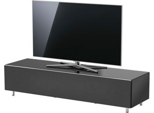 4042776073891 - Lowboard JUST BY SPECTRAL Just Racks Sideboards Gr B H T 1652 cm x 38 cm x 48 cm Komplett - Paket schwarz Lowboards JRL 1654T Breite 165 cm wahlweise mit Basis- oder TV-Paket