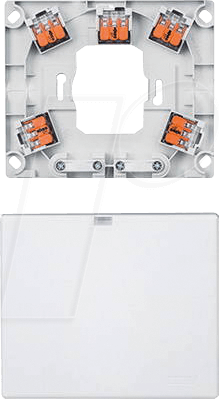 4042811212155 - EL MEG1011-9019 - Herdanschlussdose Aufputz mit Steckklemmen