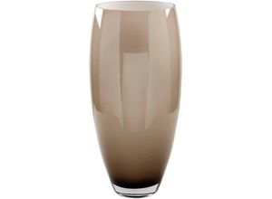 4042911153105 - Tischvase FINK AFRICA Vasen Gr H 40 cm Ø 18 cm beige (greige opal) Vase aus Opalglas mundgeblasen Dekovase