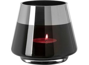 4042911160035 - Windlicht FINK JONAS Kerzenhalter Gr H 13 cm schwarz Windlichter Laternen Kerzenhalter aus Glas