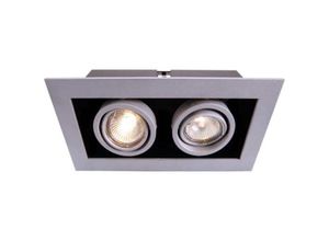 4042943116765 - Kardan Einbaudownlight 2er in Aluminium [Gebraucht - - grey - Deko-light