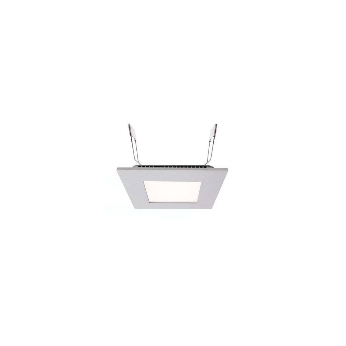 4042943123633 - Deko Light 565155 LED Panel Square 8 LED-Einbauleuchte EEK G (A - G) LED LED fest eingebaut 7 W Perlhellgrau (RAL 9022)