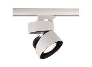 4042943128195 - Led Leuchtenspot Black & White Rund 3-Phasen - white - Deko-light