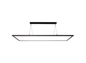 4042943142634 - Led Panel Pendelleuchte in Schwarz und - black - Deko-light