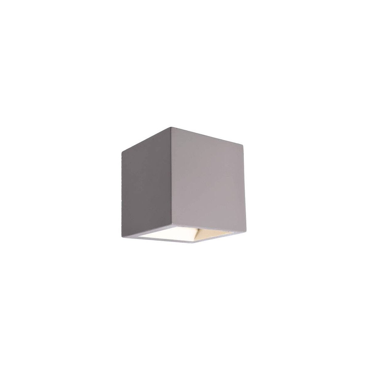 4042943169228 - Deko Light Mini Cube Grau Mini Cube Wandaufbauleuchte LED fest eingebaut EEK F (A - G) 4 W Weiß