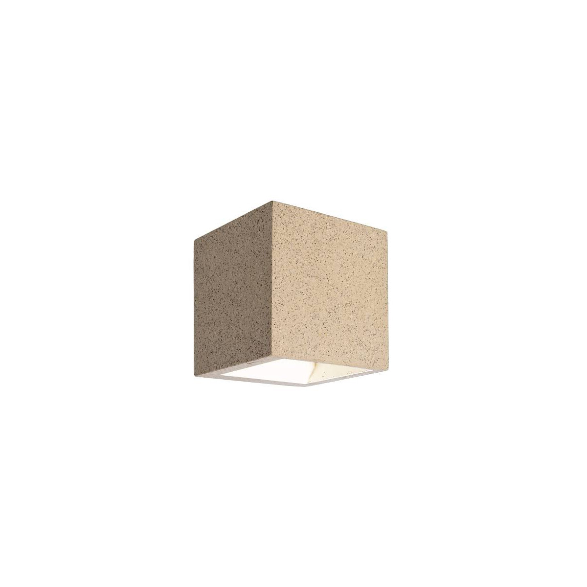 4042943169242 - Deko Light Mini Cube Beige Granit Mini Cube Wandaufbauleuchte LED fest eingebaut EEK F (A - G) 4 W Weiß