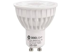 4042943175915 - Deko Light 843515 LED EEK F (A - G) GU10 Reflektor 4 W Warmweiß bis Kaltweiß RGB (Ø x L) 50 mm x 57 mm app-gesteuert dimmbar 1 St