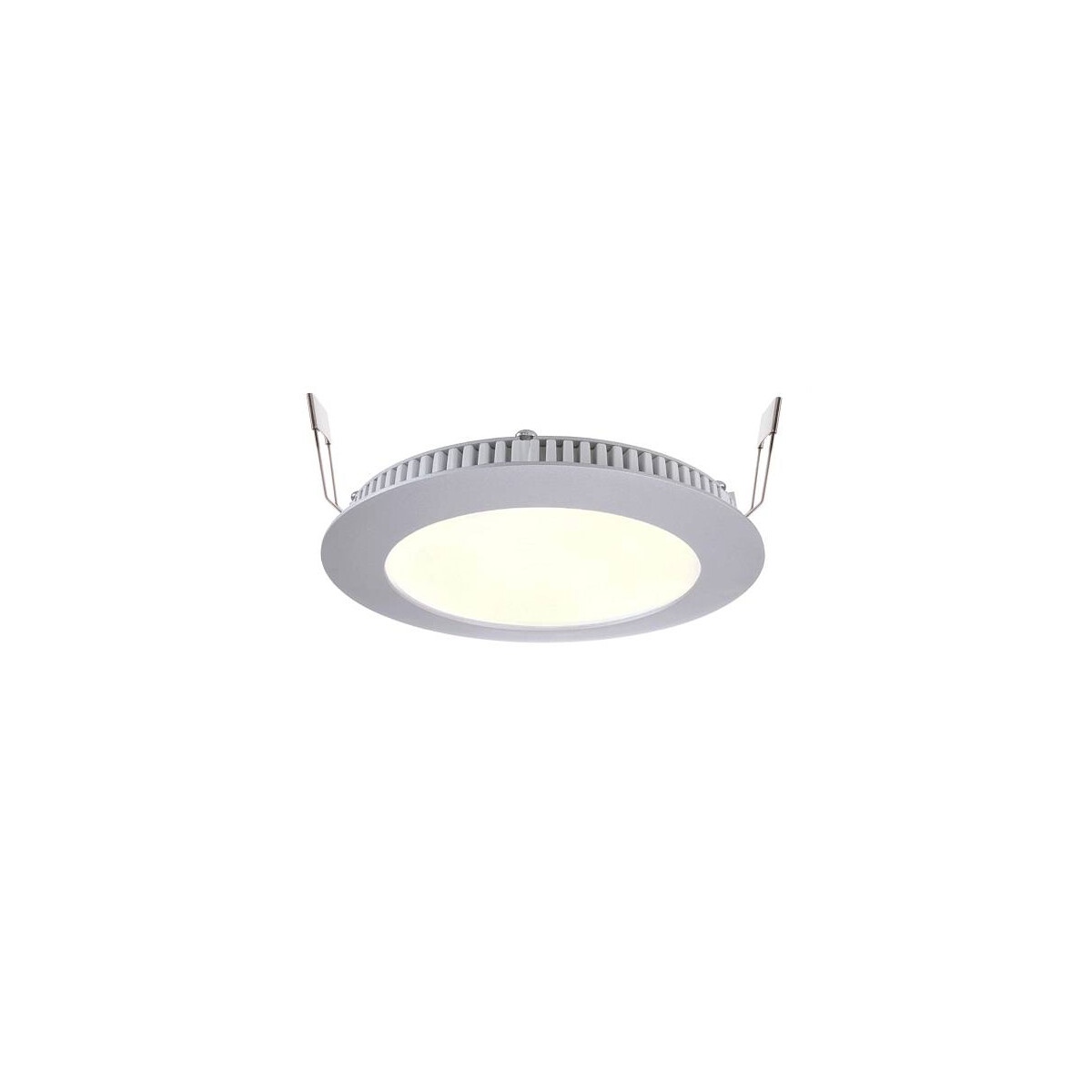 4042943189844 - Deko Light 565083 LED Panel 8 LED-Einbauleuchte EEK G (A - G) LED LED fest eingebaut 7 W Perlhellgrau (RAL 9022)