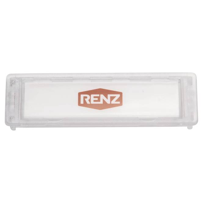 4043075006986 - RENZ Namensschild 92 97-9-82016 75x22mm transparent 4043075006986 - RENZ Namensschild 92 97-9-82016 75x22mm transparent