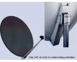 4043089031035 - 125 cm Aluminium Offsetantenne weiss