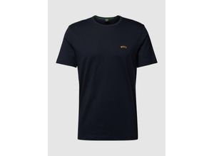 4043143808689 - T-Shirt mit Label-Schriftzug Modell Tee Curved