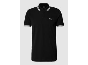 4043143813973 - Regular Fit Poloshirt mit Label-Stitching Modell Paddy