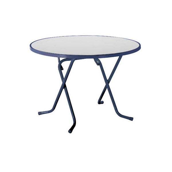4043153002299 - BEST Gartentisch Primo blau weiß rund 1000 x 1000 x 700 cm 4043153002299 - BEST Gartentisch Primo blau weiß rund 1000 x 1000 x 700 cm