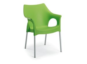 4043153052645 - BEST Gartenstuhl Alu-Stapelsessel Vegas silber apfelgrün silber 4043153052645 - BEST Gartenstuhl Alu-Stapelsessel Vegas silber apfelgrün silber