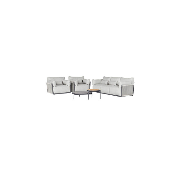 4043153120634 - Loungegruppe Bilbao anthrazit Kunststoff Metall 5-teilig 4043153120634 BEST