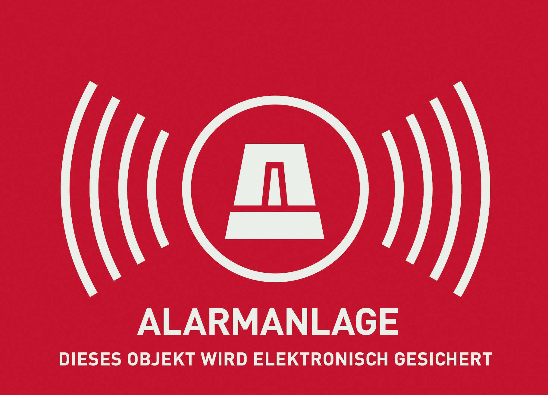 4043158023510 - AU1322 Warnaufkleber Alarmanlage Sprachen Deutsch (b x h) 148 mm x 105 mm - Abus 4043158023510 - AU1322 Warnaufkleber Alarmanlage Sprachen Deutsch (b x h) 148 mm x 105 mm - Abus