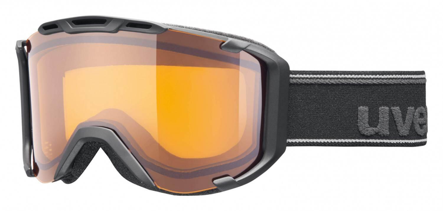 4043197242309 - uvex Snowstrike Skibrille (Farbe 2029 black mat lasergold lite clear)