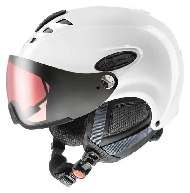 4043197253411 - uvex HLMT 300 Visor VP Skihelm (60-61 cm 11 white Visier litemirror silver red)