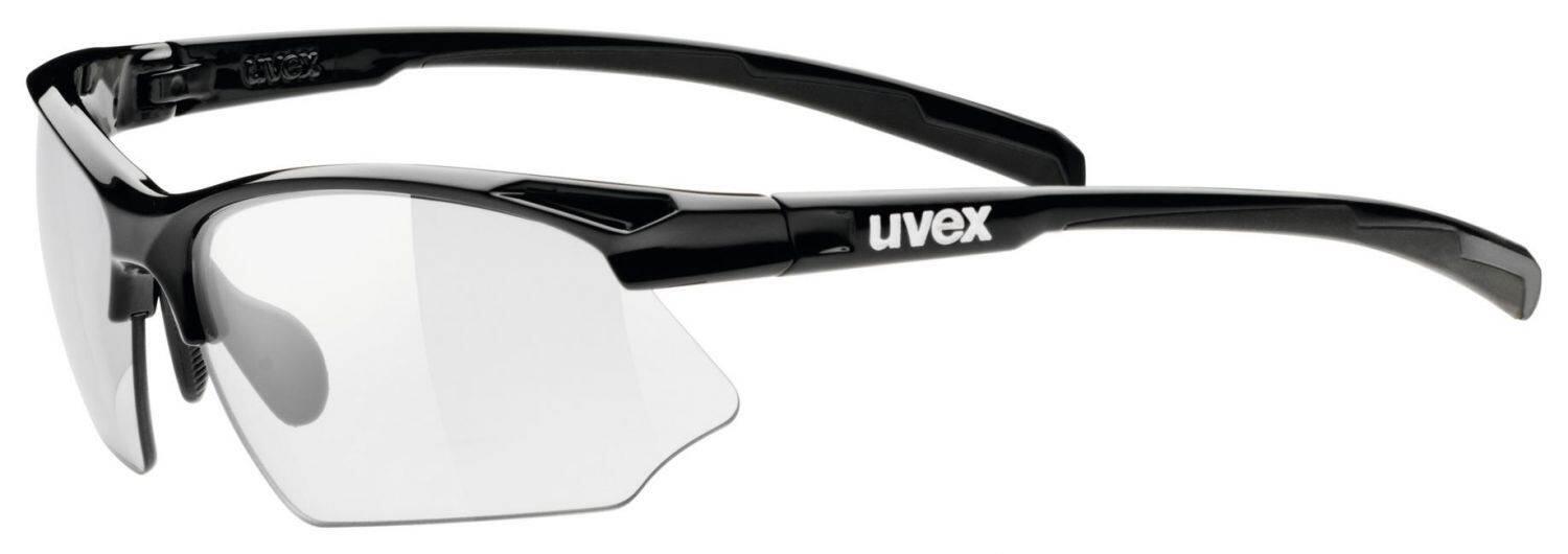 4043197257242 - uvex Sportstyle 802 Variomatic Sportbrille (Farbe 2201 black variomatic smoke (S1-3))