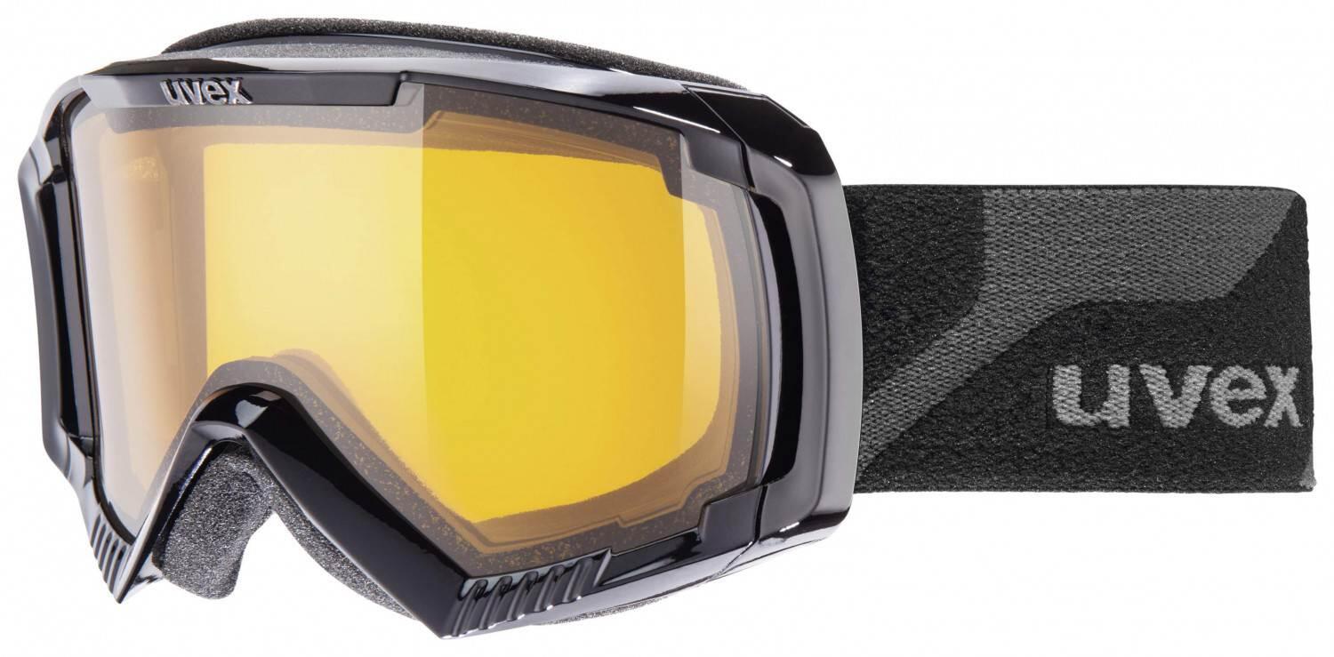 4043197258409 - uvex Apache 2 Lasergold Skibrille (Farbe 2029 black lasergold lite clear double lens cylindric)