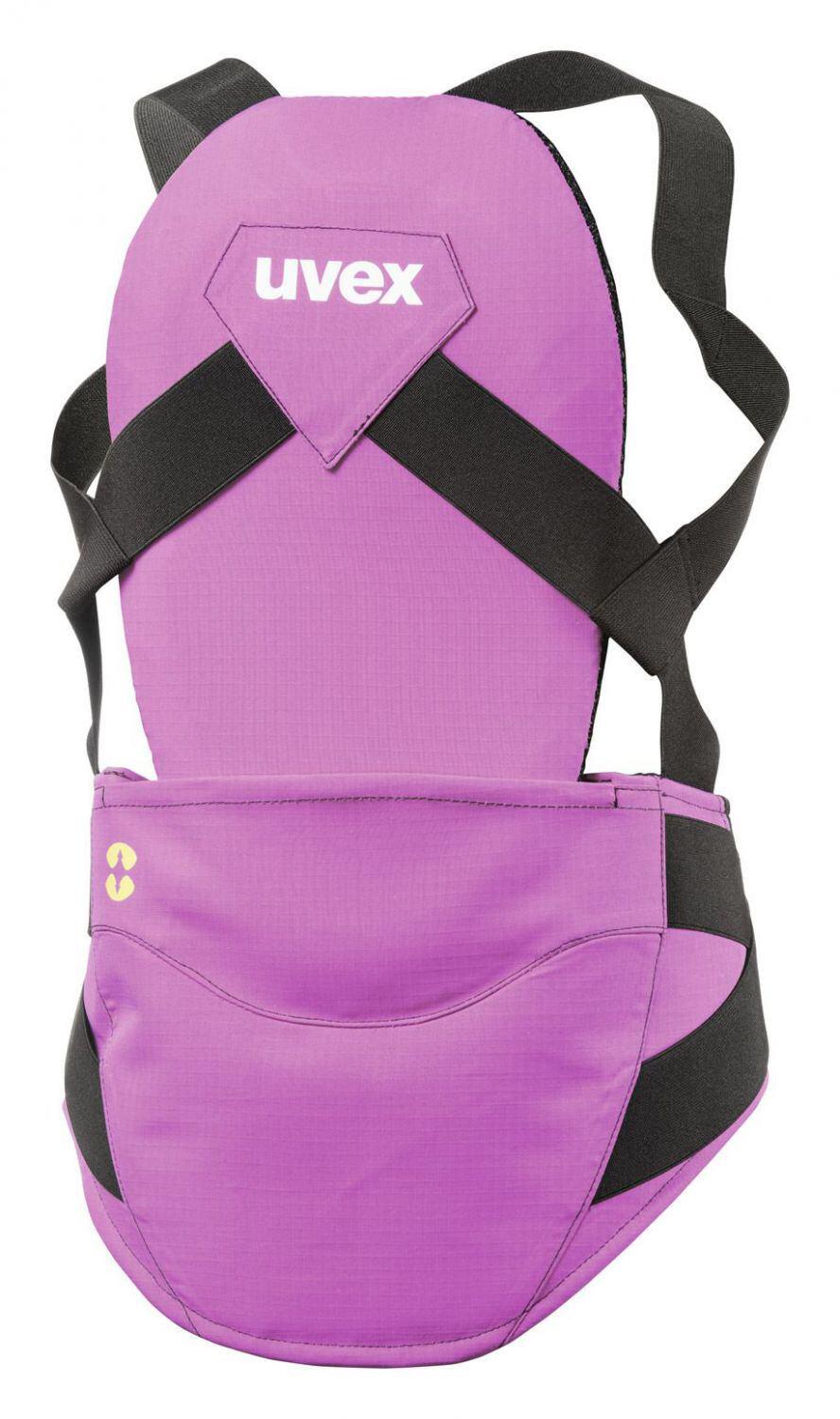 4043197263311 - uvex Back Pure Junior Protektor (Größe S (Körpergröße 128 134) 90 pink)