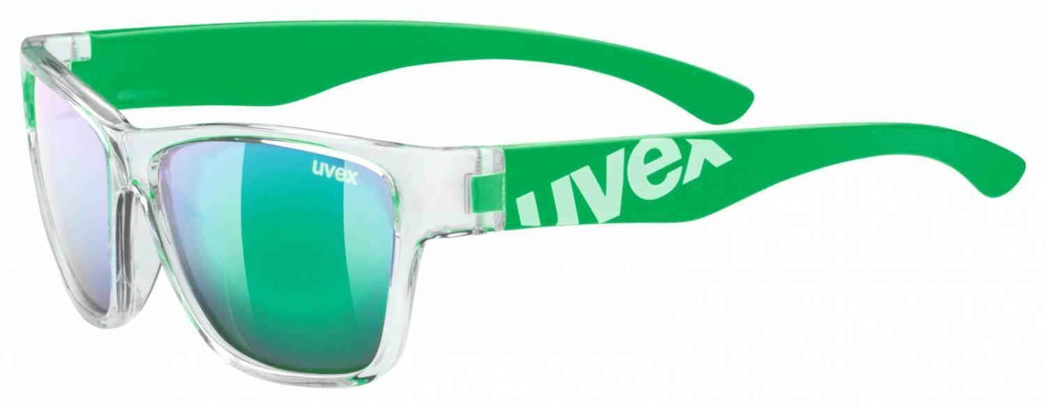 4043197264981 - uvex Sportstyle 508 Kinder Sonnenbrille (Farbe 9716 clear green mirror green (S3))