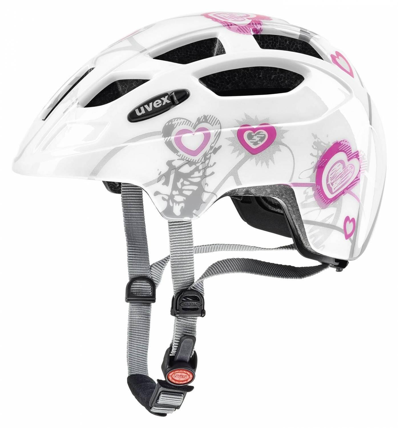 4043197286822 - uvex Finale Kinderfahrradhelm (Größe 51-55 cm 01 heart white pink)