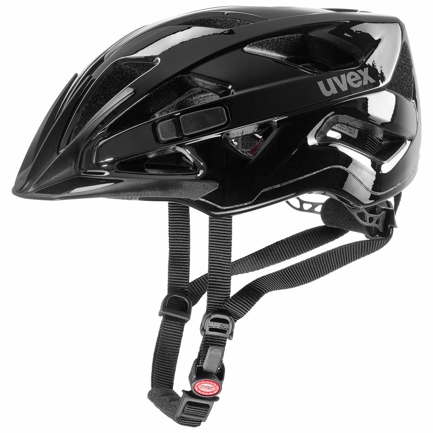 4043197310848 - uvex Active Fahrradhelm (Größe 56-60 cm 01 black shiny) 4043197310848 - uvex Active Fahrradhelm (Größe 56-60 cm 01 black shiny)