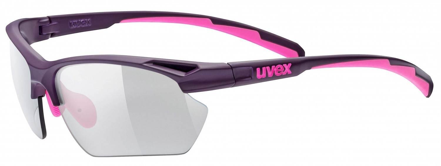 4043197313252 - uvex Sportstyle 802 V small Sportbrille (Farbe 3301 purple pink mat variomatic smoke (S1-3))