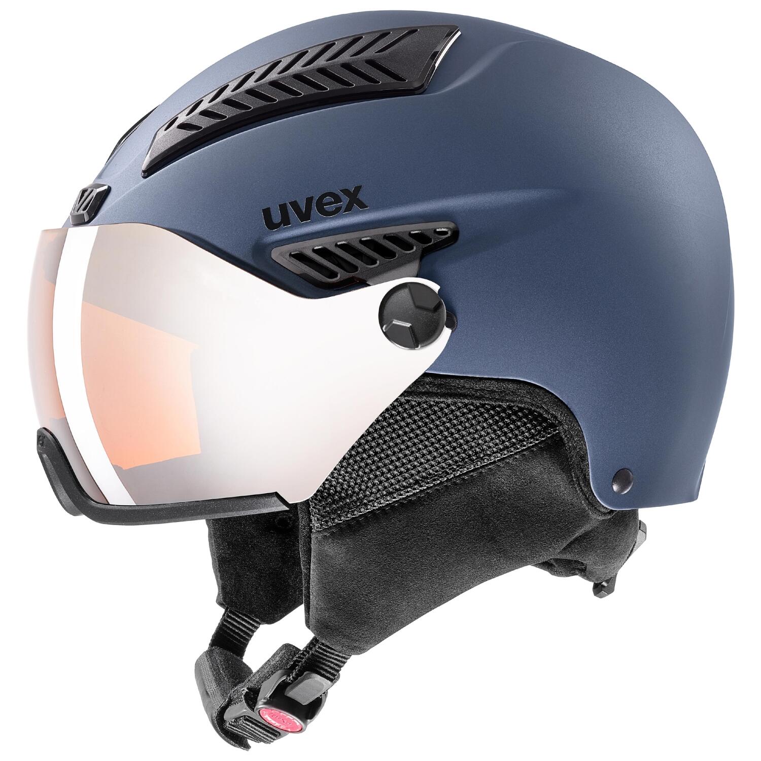 4043197317137 - uvex HLMT 600 Visor Skihelm (Größe 53-55 cm 40 blue mat)