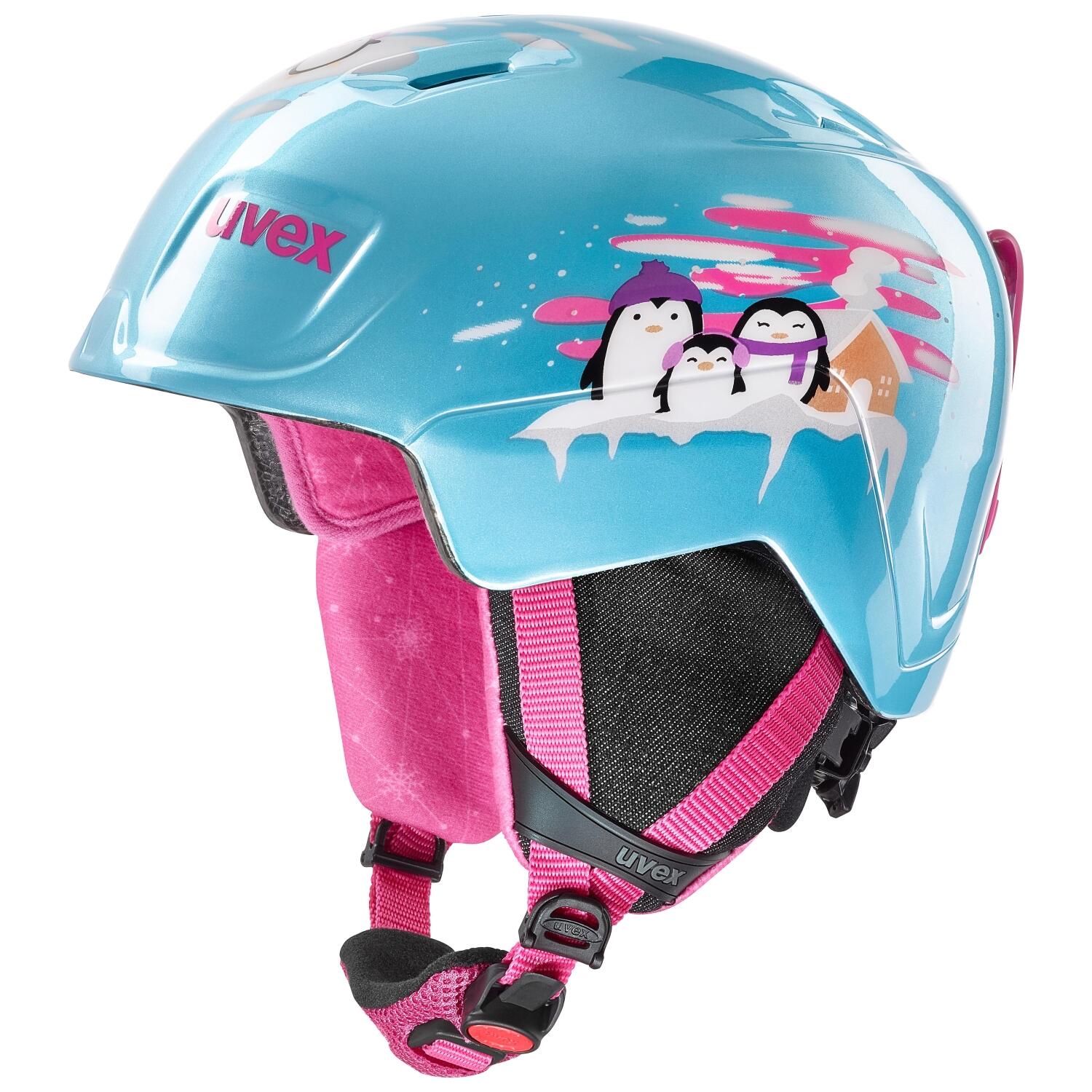 4043197317601 - uvex Manic Kinderskihelm (51-55 cm 69 mint penguin)