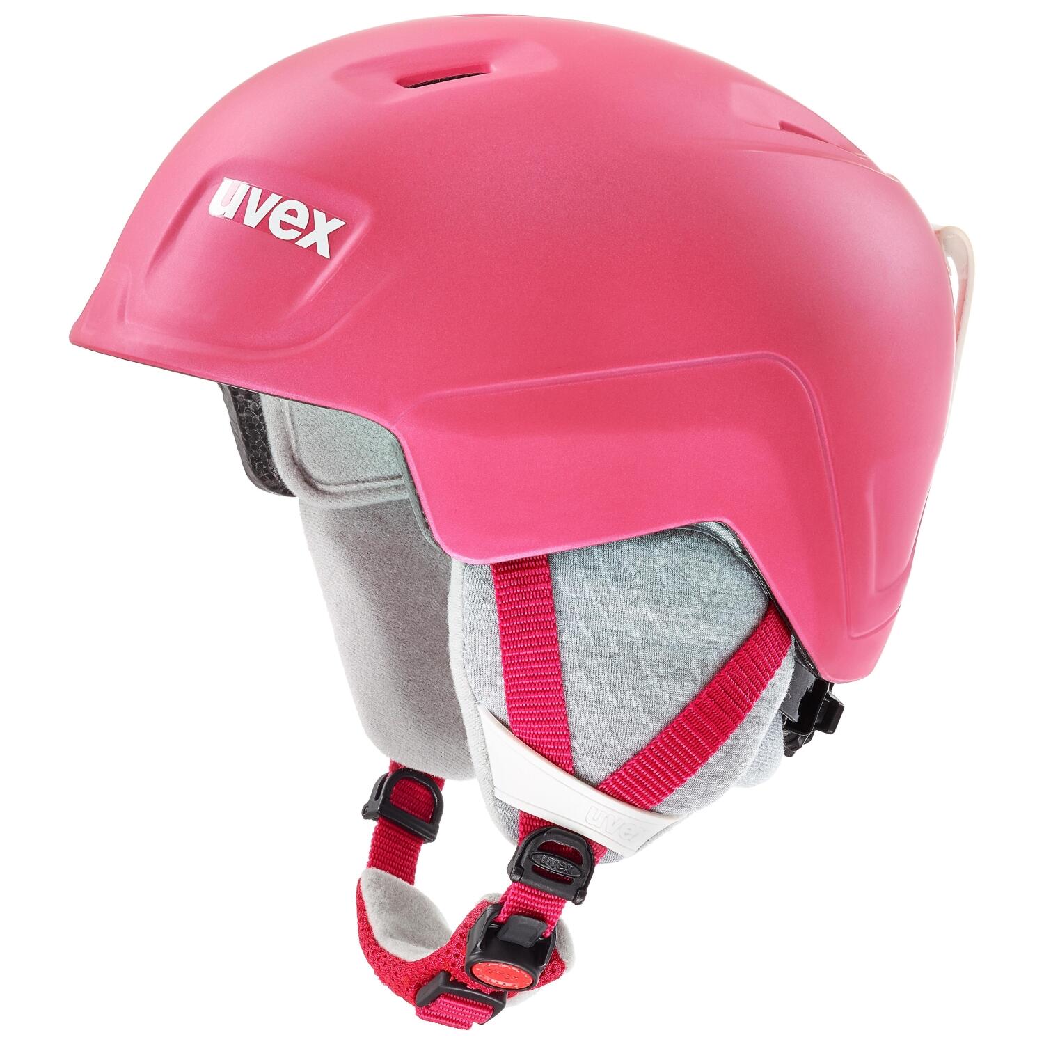 4043197317694 - uvex Manic Pro Kinderskihelm (Größe 51-55 cm 91 pink metallic)