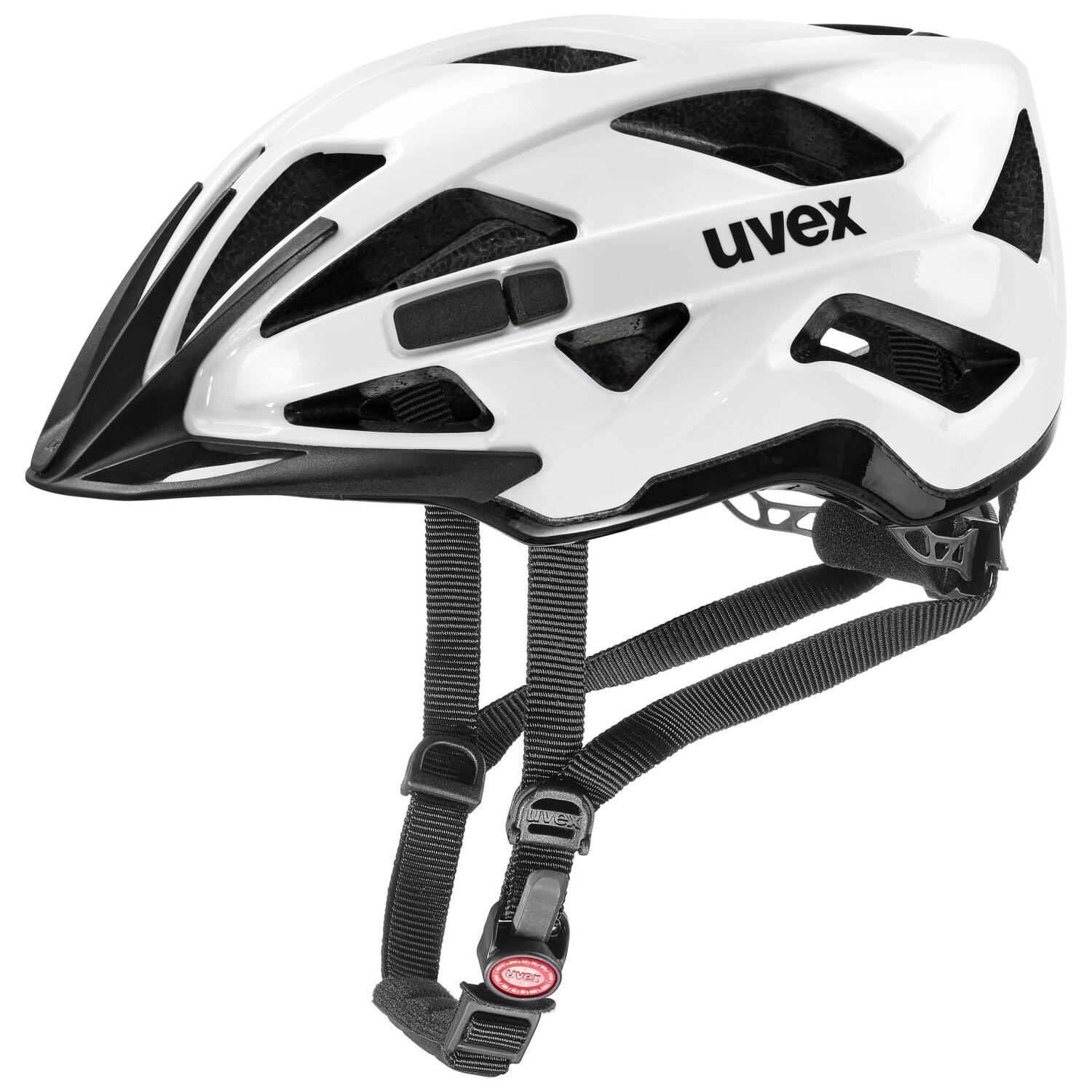 4043197322858 - uvex Active Fahrradhelm (Größe 52-57 cm 07 white black)