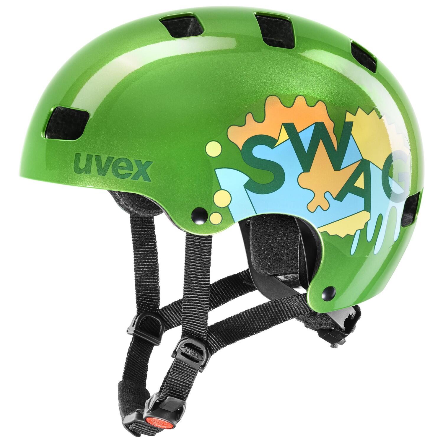 4043197323336 - uvex Kid 3 Kinder-Fahrradhelm (Größe 55-58 cm 28 green)