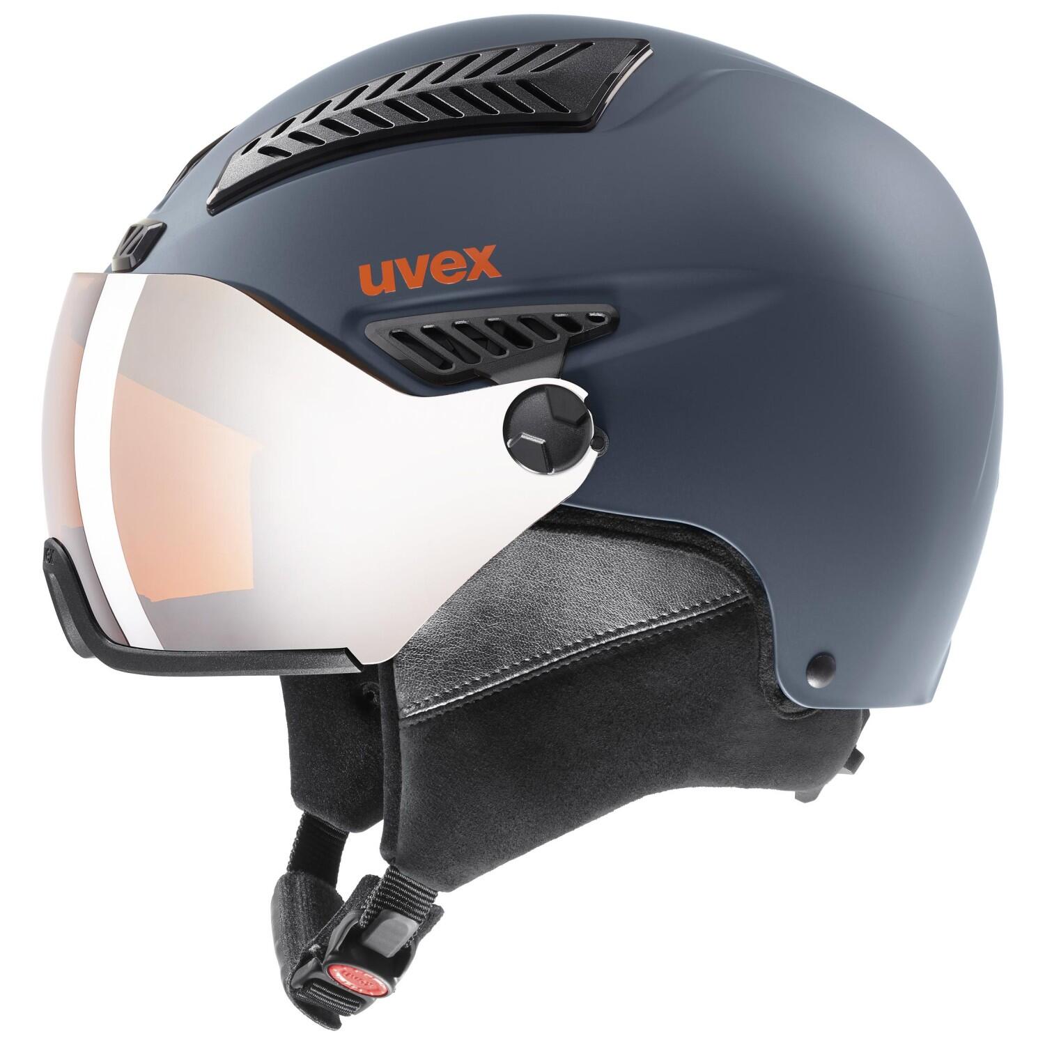 4043197327952 - uvex HLMT 600 Visor Skihelm (Größe 59-61 cm 30 dark slate orange mat)